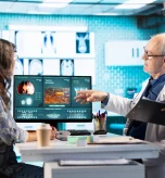 AI patient triage system integrated into hospital healthcare workflow dashboard