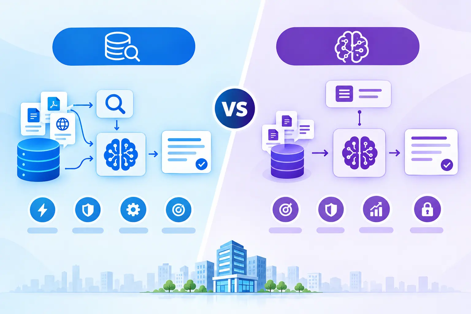 RAG vs Fine-Tuning approaches for enterprise AI software