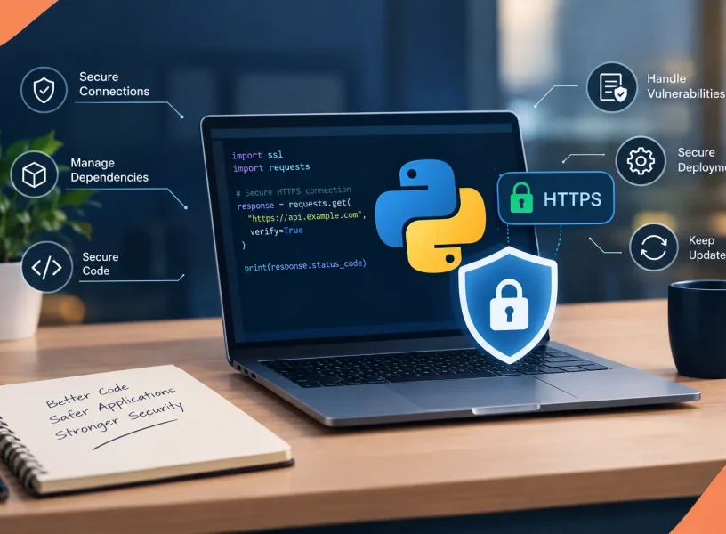 Python Security on a Modern Desk Python Security Best Practices: HTTPS, Secure Coding and Dependency Management